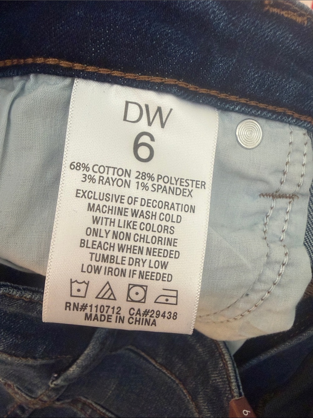 DRIFTWOOD Navy Floral Wide-Leg Flare Jeans - Picture 8 of 8